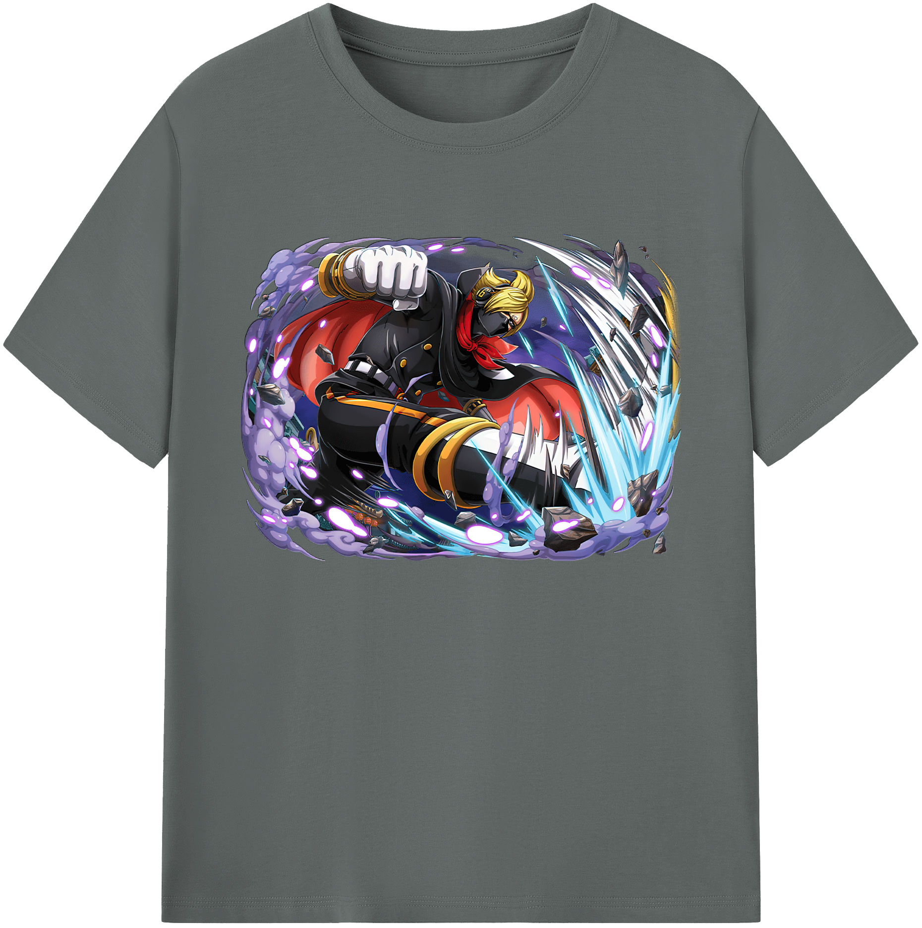 ワンピース ロロノア・ゾロ ONE PIECE Roronoa Zoro 綿100％ メンズ半袖Tシャツ｜肌触りやわらか＆通気性